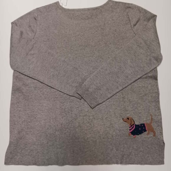 Astrologie Gray DachshundCrew Neck Sweater - Picture 2 of 5